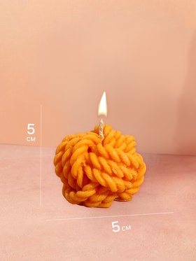 Свеча «Канат», 5×5×5 см, соевый воск, МИКС