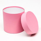 Набор шляпных коробок 5 в 1, сиреневый, 23×23-15×15 см - Фото 5