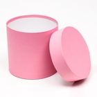 Набор шляпных коробок 5 в 1, сиреневый, 23×23-15×15 см - Фото 6