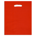 Пакет подарочный, металлизированный, красный 17х25 см , 20 микрон 10шт набор - фото 301215106