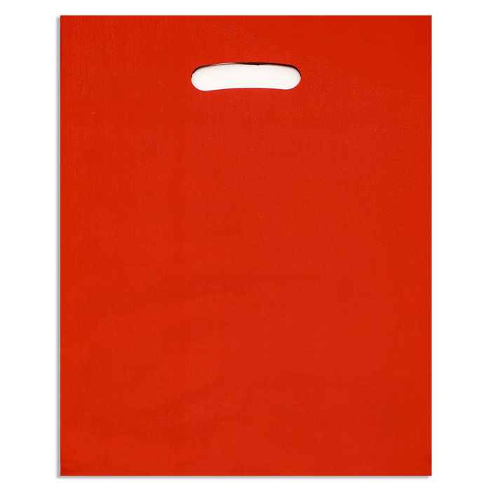 Пакет подарочный, металлизированный, красный 17х25 см , 20 микрон 10шт набор - Фото 1