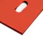 Пакет подарочный, металлизированный, красный 17х25 см , 20 микрон 10шт набор - Фото 3