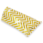 Набор подарочных пакетов, металлизированный, "Зиг-заг" золотой 17х25 см , 20 микрон 10 шт набор - Фото 4