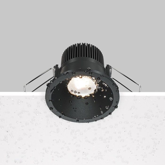 Светильник встраиваемый Technical DL034-01-06W3K-B, 6Вт, 6х6х6 см, LED, 420Лм, 3000К, цвет чёрный - фото 1908182587