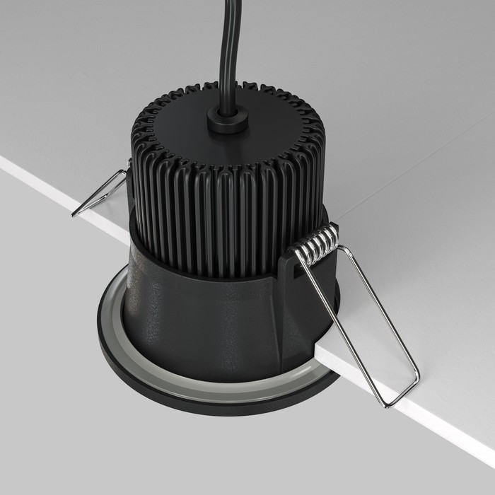 Светильник встраиваемый Technical DL034-01-06W3K-B, 6Вт, 6х6х6 см, LED, 420Лм, 3000К, цвет чёрный - фото 1908182589