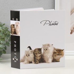Фотоальбом на 200 фото 10х15 см "Кошки-2 (4 кошки)"