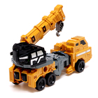 УЦЕНКА Робот «Спецбот. Автокран», трансформируется, собирается в 1 большого из 7 роботов, МИКС 10543689