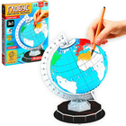 УЦЕНКА Конструктор «Глобус-раскраска», с фломастерами, 47 деталей 10543703