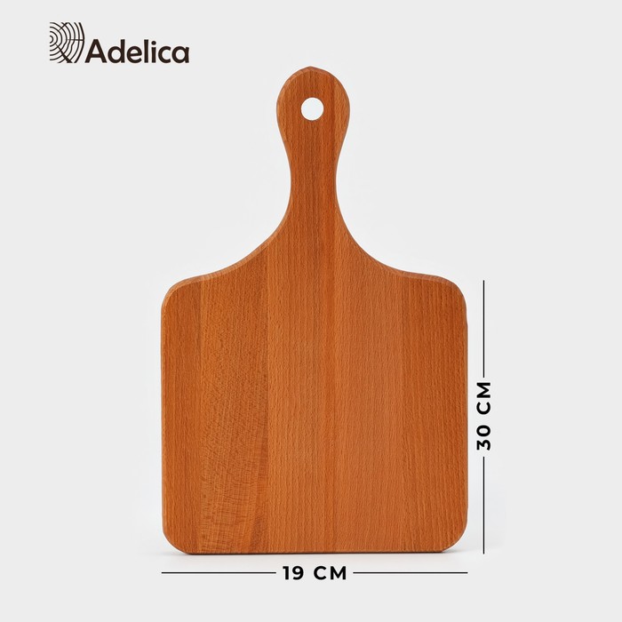 Доска разделочная Adelica «Для подачи», 30×19×1,6 см, с ручкой, бук
