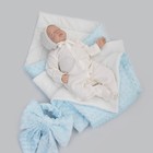 Комплект на выписку KinDerLitto «Новый Первый гардероб», 4 предмета, рост 50-56 см, цвет голубой - Фото 4