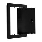 Люк ревизионный ZEIN 1520ЛР, 150 х 200 мм, пластик, черный - фото 24057426