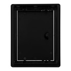 Люк ревизионный ZEIN 1520ЛР, 150 х 200 мм, пластик, черный - фото 24057427