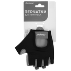 Перчатки для фитнеса ONLYTOP, р. M, цвет чёрный - Фото 4