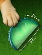 Охлаждающая игрушка для собак "Лайм", TPR, 12,5 см - фото 809232358