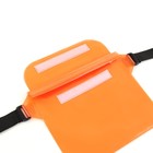 Сумка поясная, водонепроницаемая, оранжевая, 22×18 см - Фото 6