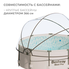 Купол-тент для бассейна d=366 см, h=180 см, цвет серый 10472667 - фото 4360550