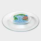 Набор детской стеклянной посуды «Мишки», 3 предмета - фото 9937970