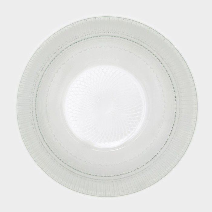 Тарелка стеклянная суповая «Луиз», d=20 см - фото 1906730520