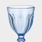 Бокал стеклянный для вина «Роман», 240 мл, цвет синий - Фото 3