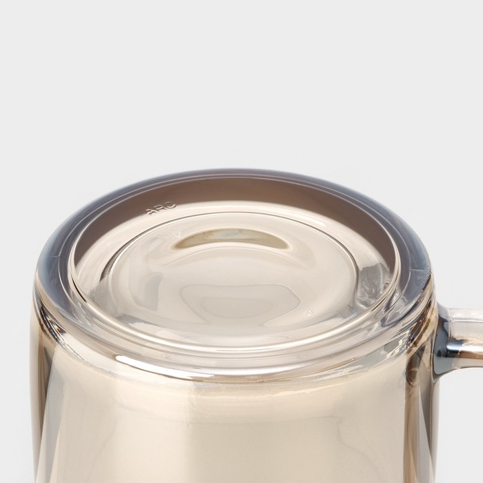 Кружка стеклянная «Золотой мёд», 380 мл - фото 1905277497