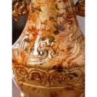 Ваза керамическая "Феона", напольная, под малахит, коричневая, 60 см, авторская работа - Фото 3