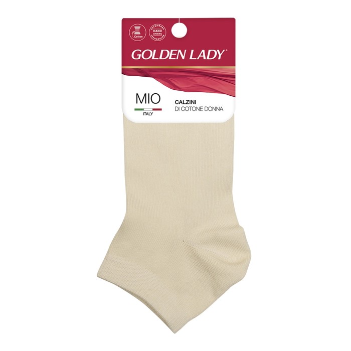 Носки женские укороченные GLD MIO, размер 35-38, цвет beige - Фото 1