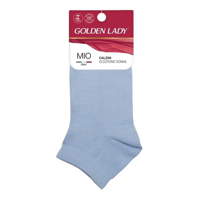Носки женские укороченные GLD MIO, размер 35-38, цвет blu сhiaro - Фото 1