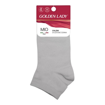 Носки женские укороченные GLD MIO, размер 35-38, цвет grigio
