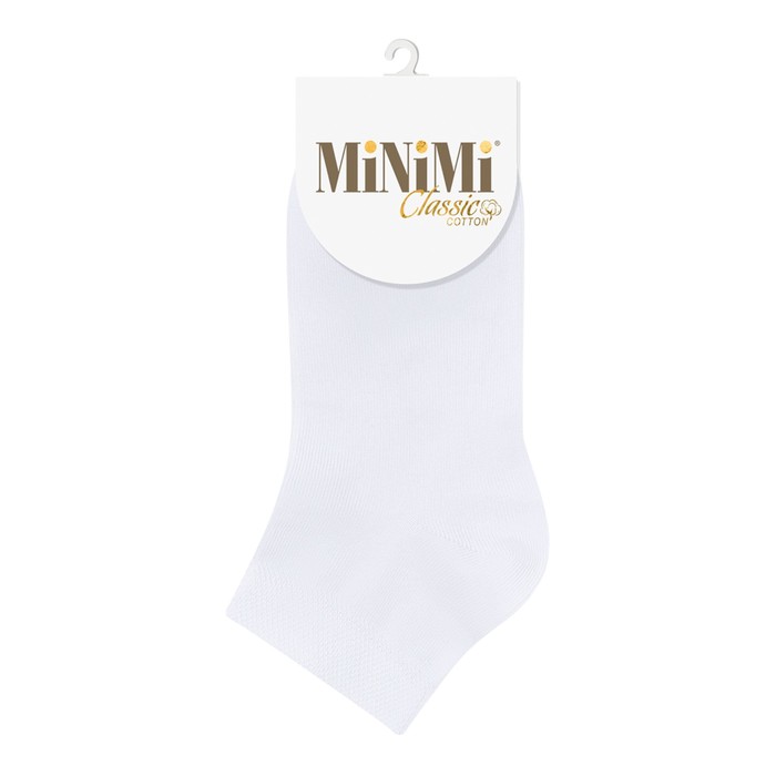 Носки женские укороченные MINI COTONE, размер 35-38, цвет bianco - Фото 1