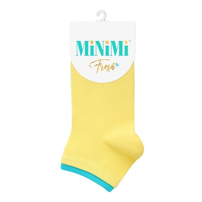 Носки женские MINI FRESH с двойной резинкой, размер 35-38, цвет lemon