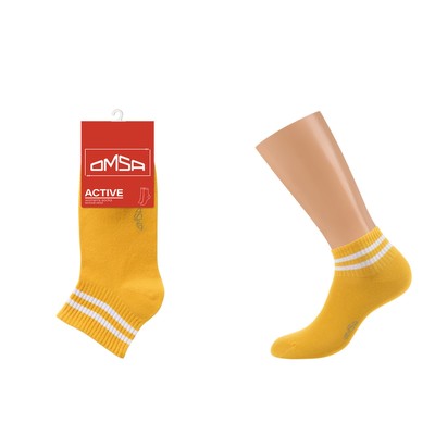 Носки женские OMSA ACTIVE, размер 35-38, цвет giallo