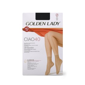 Носки женские GOLDEN LADY Ciao 40, размер единый, цвет nero, 2 пары