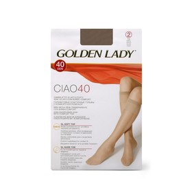 Гольфы женские GOLDEN LADY Ciao 40, размер единый, цвет daino, 2 пары