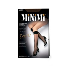 Гольфы женские MiNiMi Dea 20, размер единый, цвет cappuccino, 2 пары