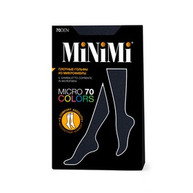 Гольфы женские MiNiMi Micro colors 70, размер единый, цвет fumo