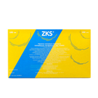 Перчатки ZKS нитриловые  Intro Duplex голубые 3гр размер L 100 пар/уп - фото 9900803