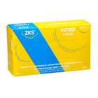Перчатки ZKS нитриловые  Intro Duplex голубые 3гр размер S 100 пар/уп - фото 9900805