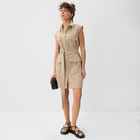 Платье женское MINAKU: Safari  мини цвет бежевый ,р-р 42 10366601