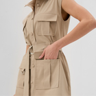 Платье женское MINAKU: Safari  мини цвет бежевый ,р-р 42 10366601