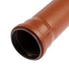 Труба канализационная FLEXTRON, наружная, d=110 мм, толщина 3.2 мм, 500 мм