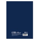 Тетрадь A4, 80 листов в клетку на гребне Calligrata "MonoTone. Синяя", обложка 7БЦ, блок офсет - фото 9844670