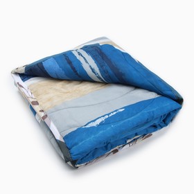 Одеяло облегченное 175х205 см, МИКС, холлофайбер, полиэстер
