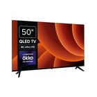 Телевизор  Rombica SMART TV QL50 50MT-UDG54G,50",3840x2160,DVB-/T2/C/S2,HDMI 3,USB 2,чёрный - Фото 3