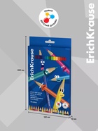 Карандаши 18 цветов ErichKrause Color Friends, трехгранные, пластиковые, МИКС - Фото 3