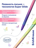 Ручка шариковая, ErichKrause, «Neo Stick Cool Ray» узел 0.7 мм цвет синяя - Фото 3