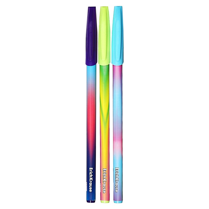 Ручка шариковая, ErichKrause, "Neo Stick Cool Ray" узел 0.7 мм цвет синяя