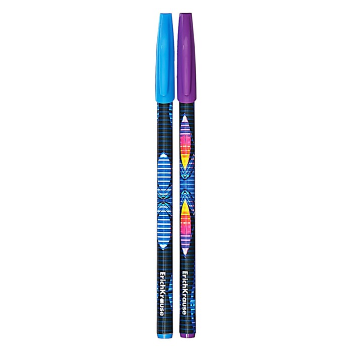 Набор ручек шариковых 4 шт, ErichKrause, "Neo Stick Cyber Game" узел 0.7 мм цвет синяя