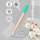 Набор ручек шариковых 4 штуки, ErichKrause U-108 Spring Stick Ultra Glide, игольчатый узел 1,0 мм, синие, мягкое и комфортное письмо 10524966 - фото 14049858