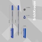 Набор ручек шариковых 3 штуки, ErichKrause ULTRA-10 Stick Classic, узел 0.7 мм, чернила синие, длина линии письма 2000 метров 10524971 - фото 14049870