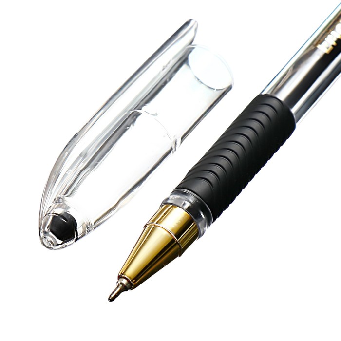 Ручка шариковая, ErichKrause, ULTRA-30 Gold Stick&Grip Classic узел 0.7 мм цвет черная